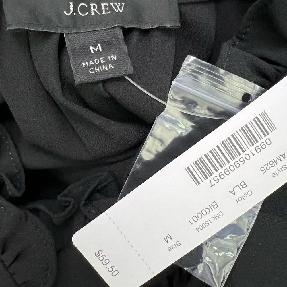 ❗️NWT❗️J.CREW Sleeveless Button Front Ruffleneck Top